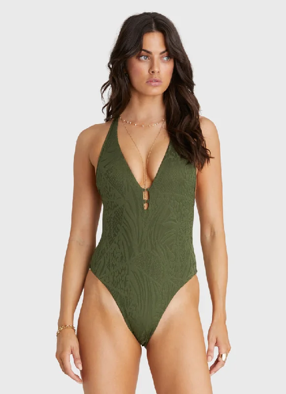 Sun-fit swimwear -Olive Sienna One Piece (SAMPLE)