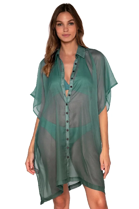 Tie-core swimwear -Sunsets Ocean Shore Thing Tunic