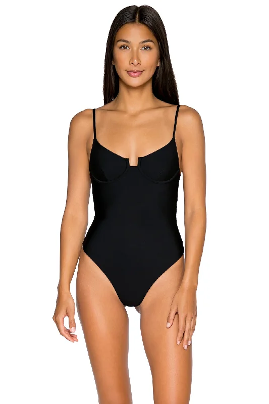 Cup-fit swimwear -B Swim Black Out Jetty One Piece