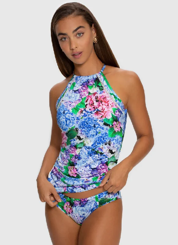 Emerald Peak Sports Tank Top for Speed -Blossom Tankini