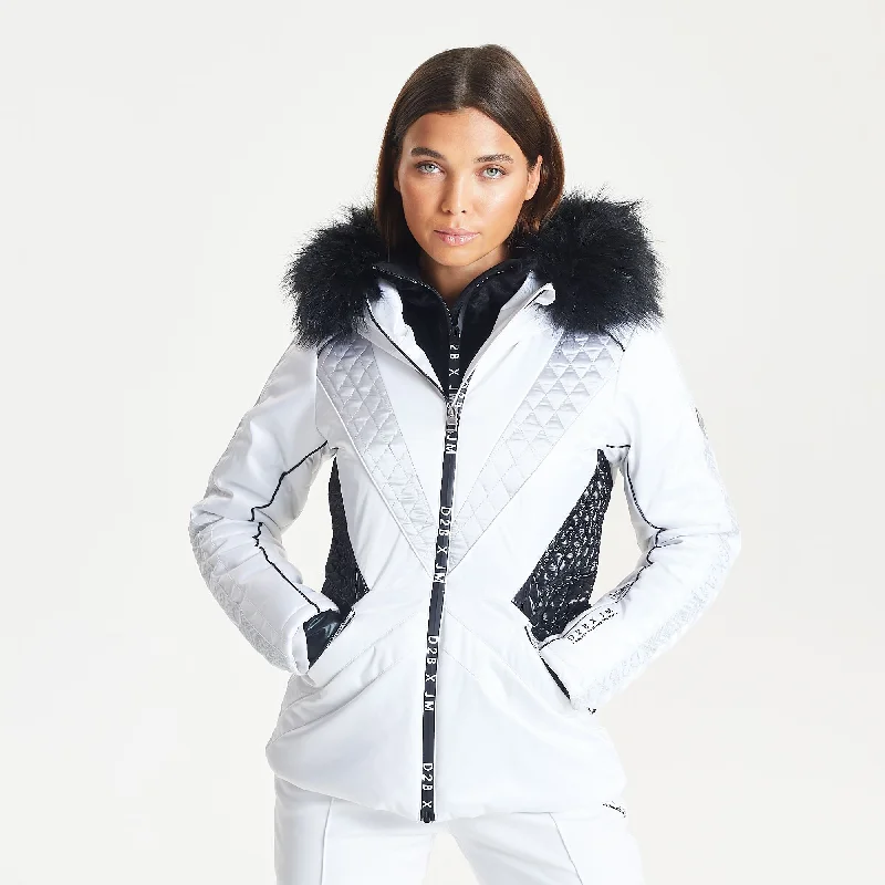 Black core sports jacket -Dare2b Womens Resplendent Waterproof Insulated Ski Jacket