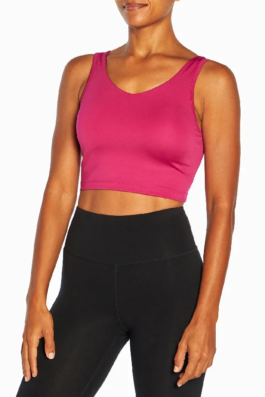 Citron Violet Sports Bra for Lounge -Gia Long Sports Bra