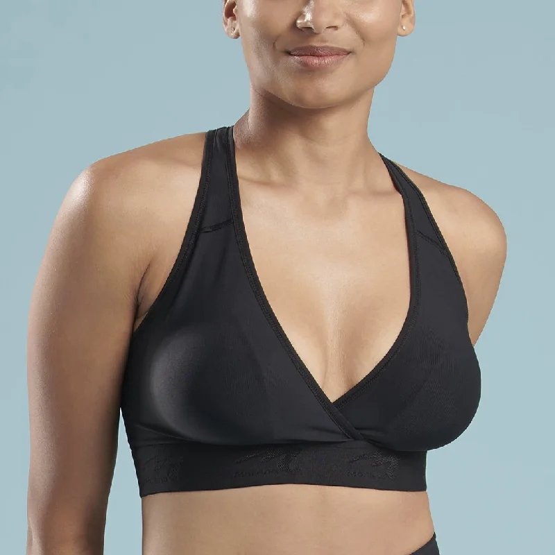 Emerald Plum Sports Bra for Agility -Plunge Comfort Bra - Style No. ME-813