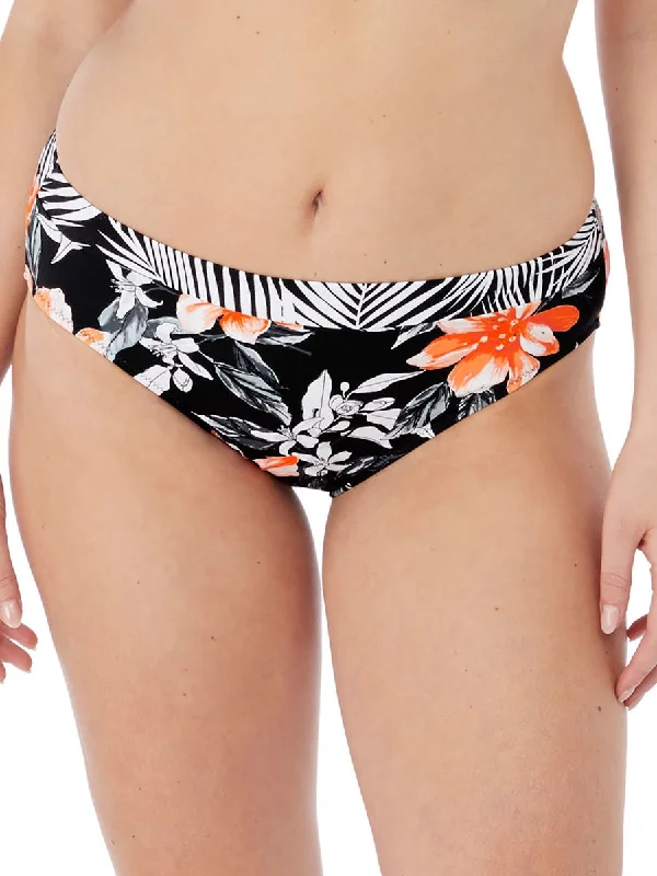 Camo fit swimwear -Port Maria Bikini Brief - Black