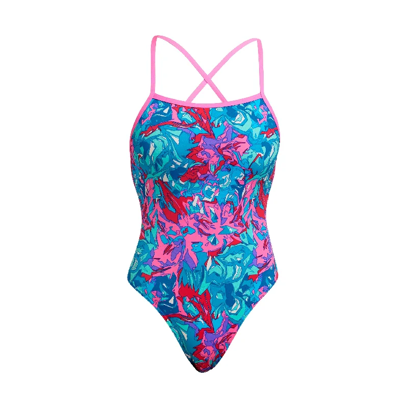 Leaf-core swimwear -Manga Mad | Ladies Strapped In One Piece