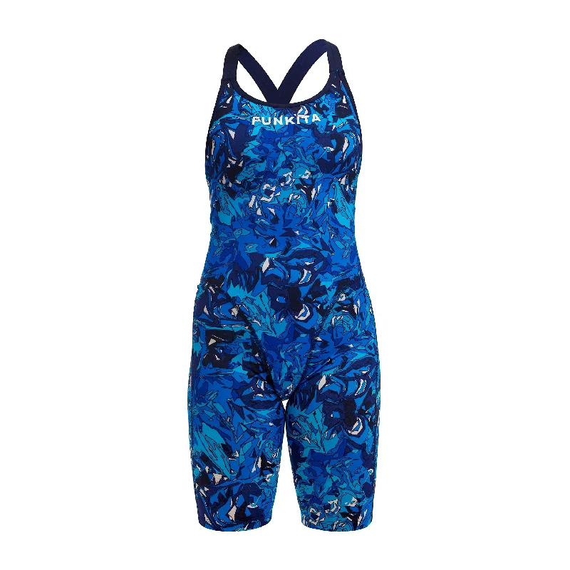 Dry-core swimwear -True Bluey | Girls Fast Legs One Piece