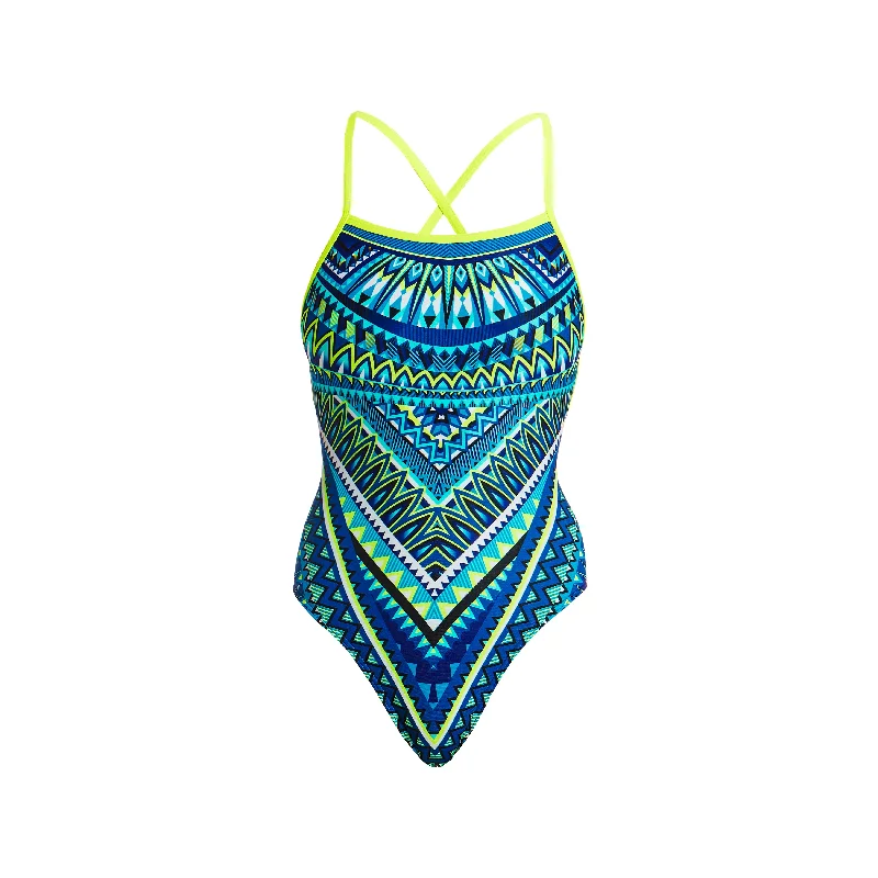 Long-fit swimwear -ICE QUEEN | LADIES STRAPPED IN ONE PIECE