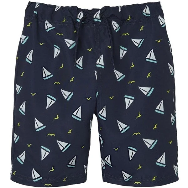 Coral Turquoise Sports Short for Light Wear -Name it Dark Sapphire Boat Zorro Swim Shorts