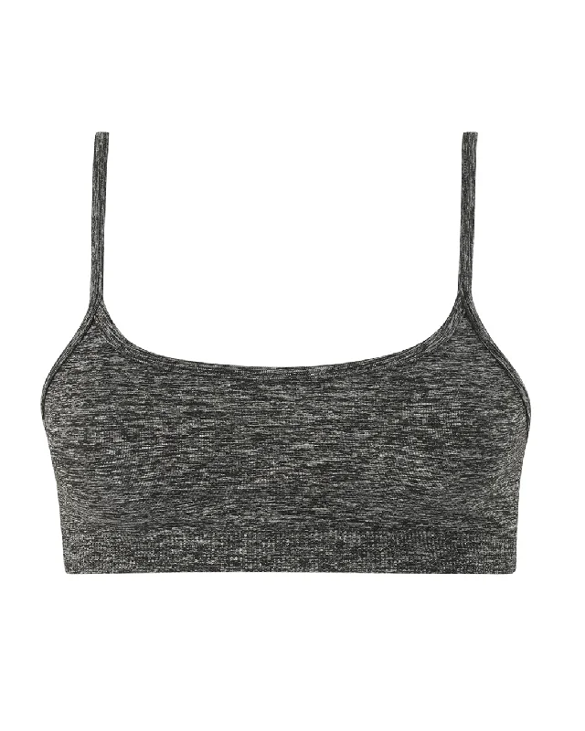 Blush Petite Sports Bra for Small Frames -SINCERE Bra Top | Marl