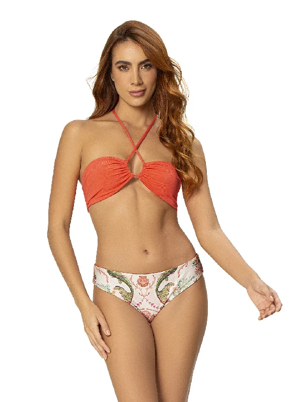 High-fit swimwear -Bikini Isla Doble Faz / Ananda Reversible Mar