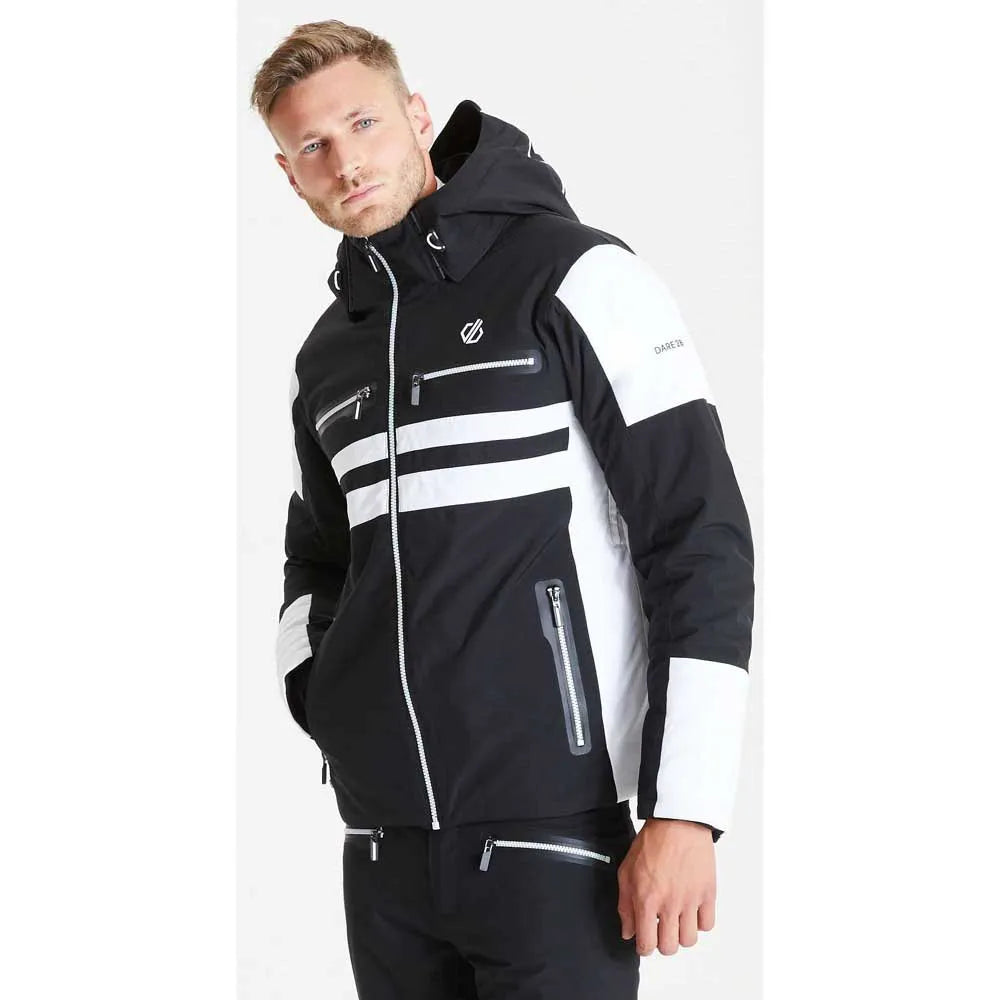 Long-core sports jacket -Dare2b Mens Surge Out Waterproof AEP Kinematics Ski Jacket