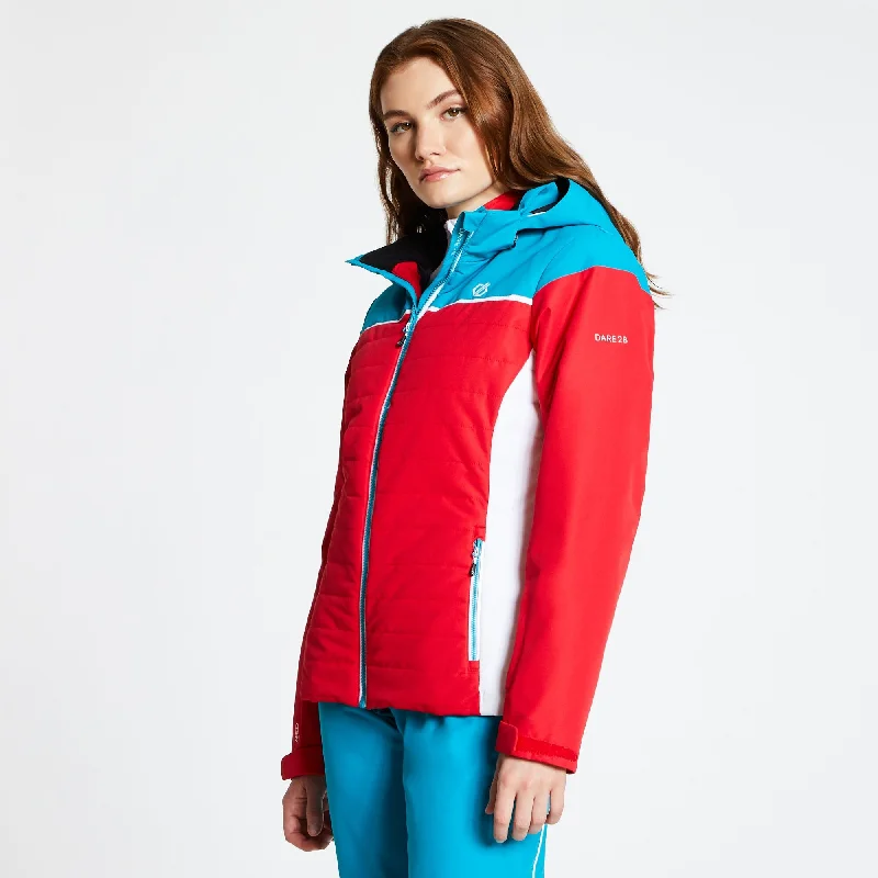 Wind-fit sports jacket -Dare2b Womens Sightly Waterproof Ski Jacket