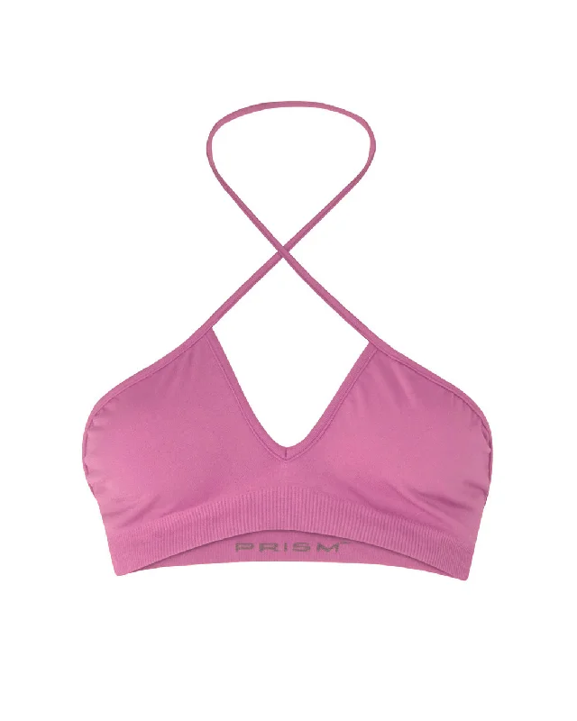 Plum Stretch Sports Bra for Athletes -BUOYANT Bikini Bra Top | Candy