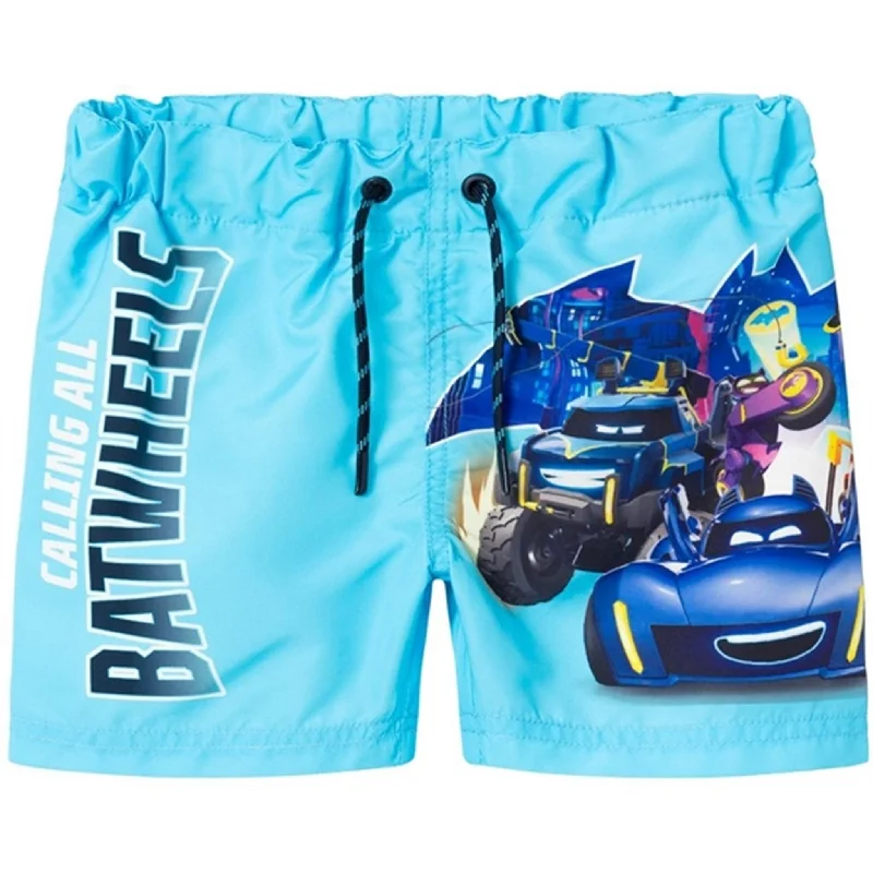 Emerald Plus Sports Short for Curves -Name it Bluefish Micco Batwheels Swim Shorts