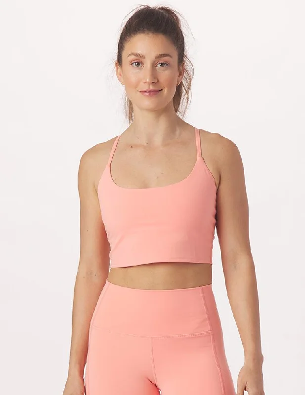 Plum Sprint Sports Bra for Yoga -Pure Bra: Sherbert