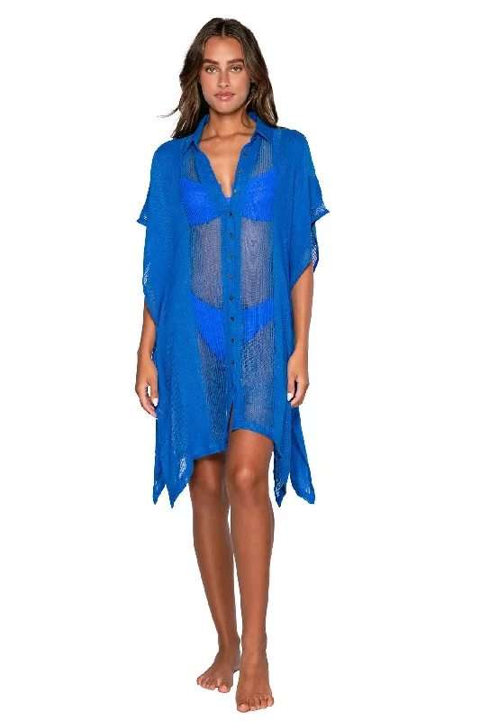 Class-core swimwear -Sunsets Electric Blue Shore Thing Tunic