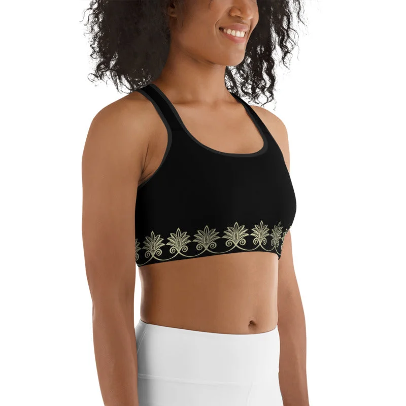 Pine Neon Sports Bra for Smoothness -Prana (Black) Sports bra