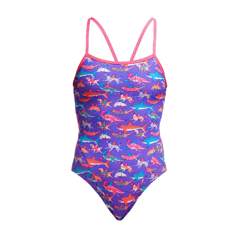 Cup-fit swimwear -Doggie Paddle | Ladies Single Strap One Piece