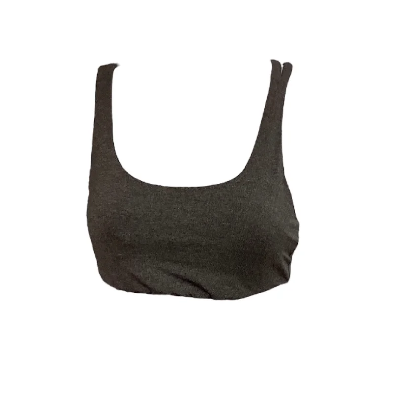 Streamline Citron Sports Bra for Sleekness -Lululemon Women's Bra Top Gray S