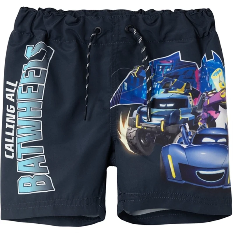 Turquoise Peak Sports Short for Air -Name it Dark Sapphire Micco Batwheels Swim Shorts