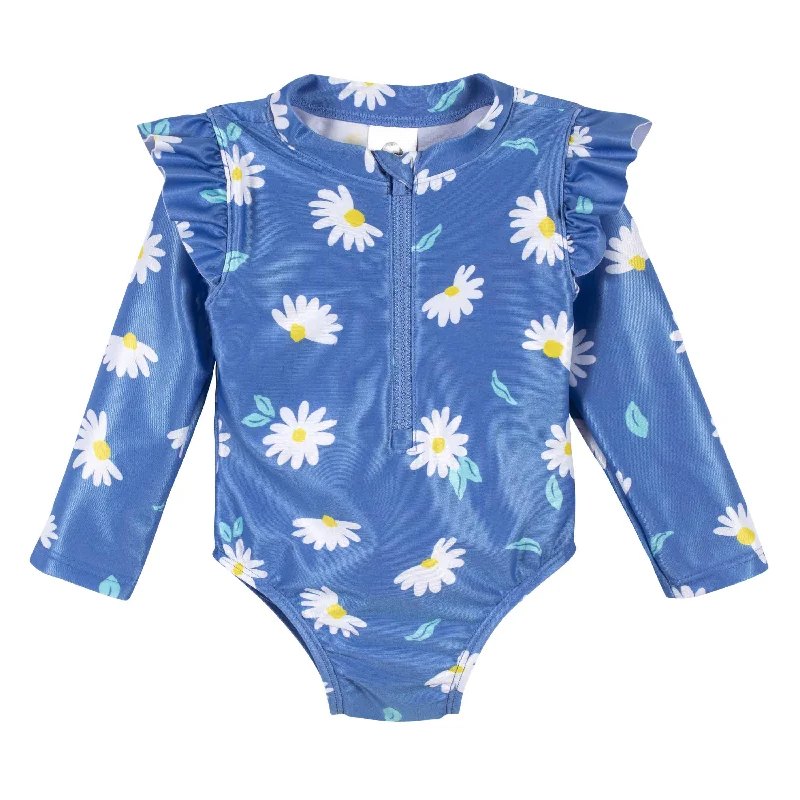 Water-core swimwear -Baby & Toddler Girls UPF 50+ Darling Daisy Rash Guard