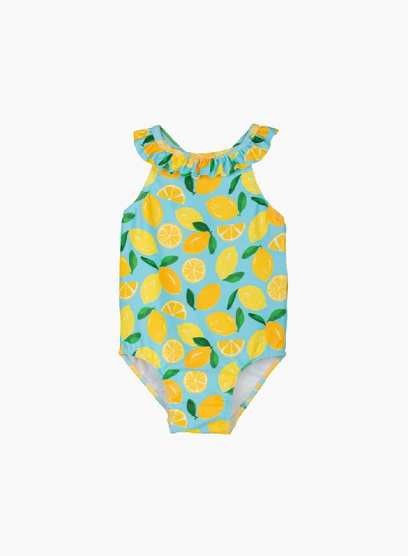 Surf-core swimwear -Baby Frill Swimsuit in Lemon