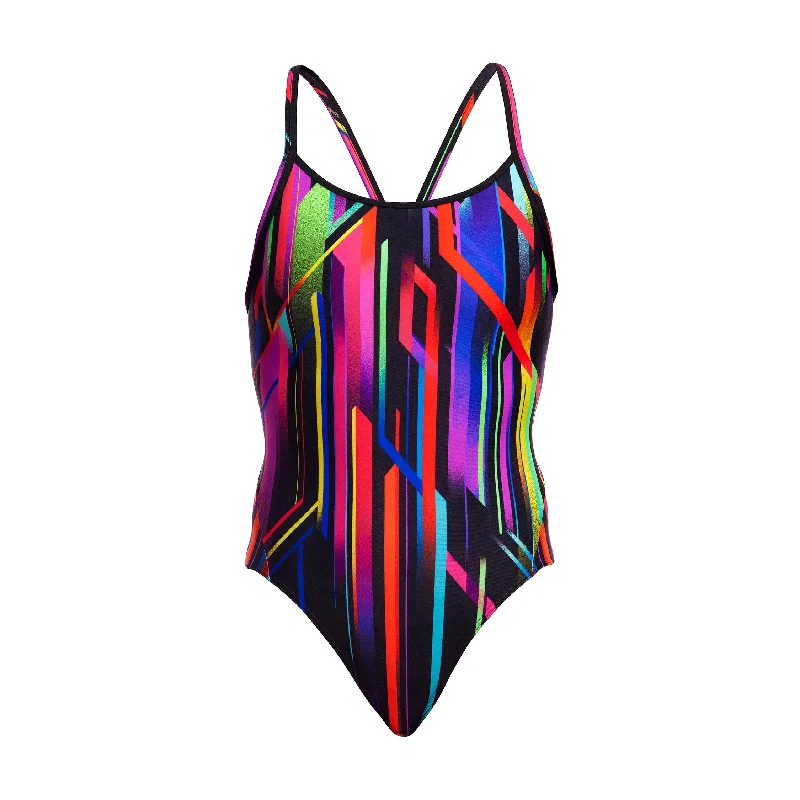 Eco-core swimwear -Baby Beamer | Ladies Diamond Back One Piece