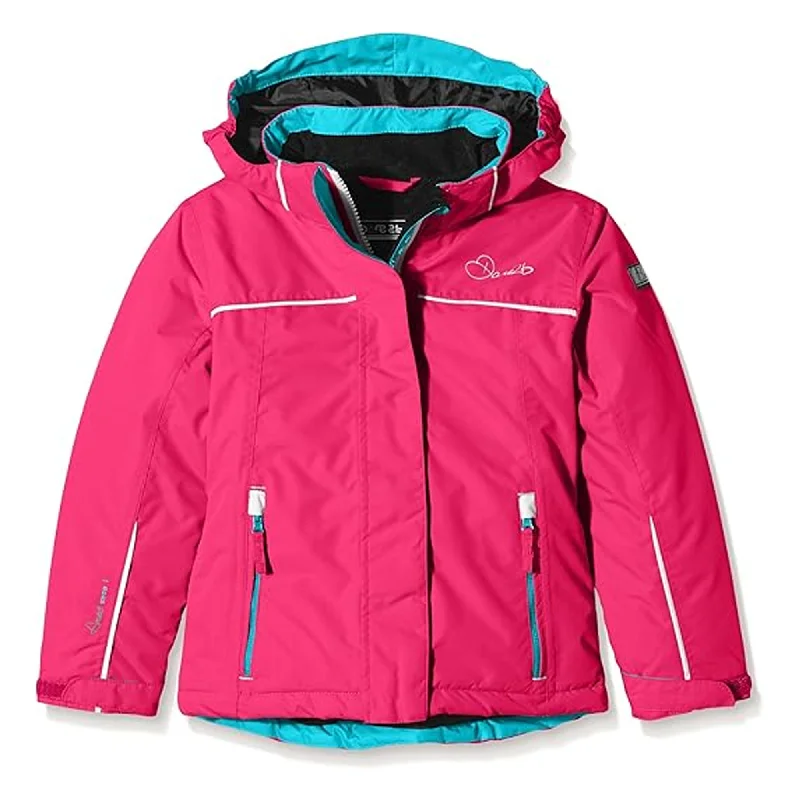 White core sports jacket -Dare2b Epitomise Kids Waterproof Padded Ski Jacket