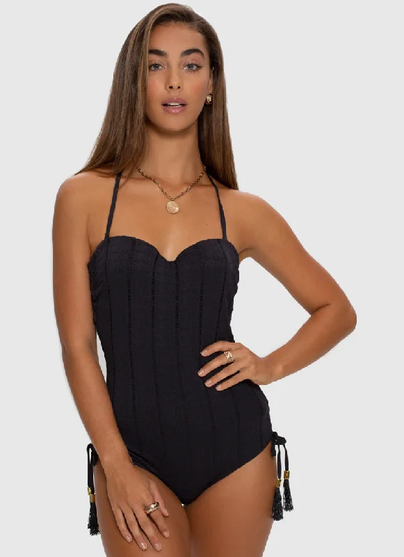 Value-fit swimwear -Raven Bandeau One Piece