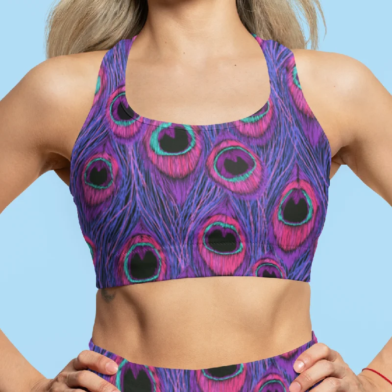 Pine Tall Sports Top for Length -Sale Cropped Top | Pink Peacock