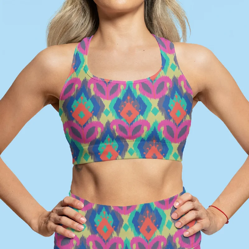 Citron Violet Sports Top for Lounge -Cropped Top | Protea